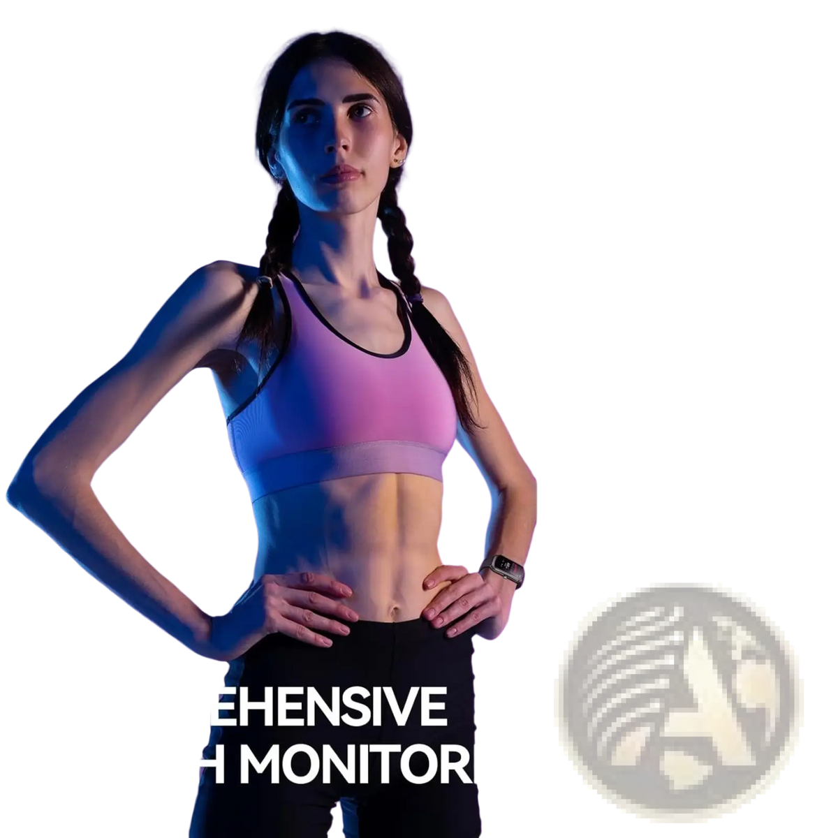 Anyloop Amoled Fitness Smartwatch with Heart Rate and Spo2 Monitoring