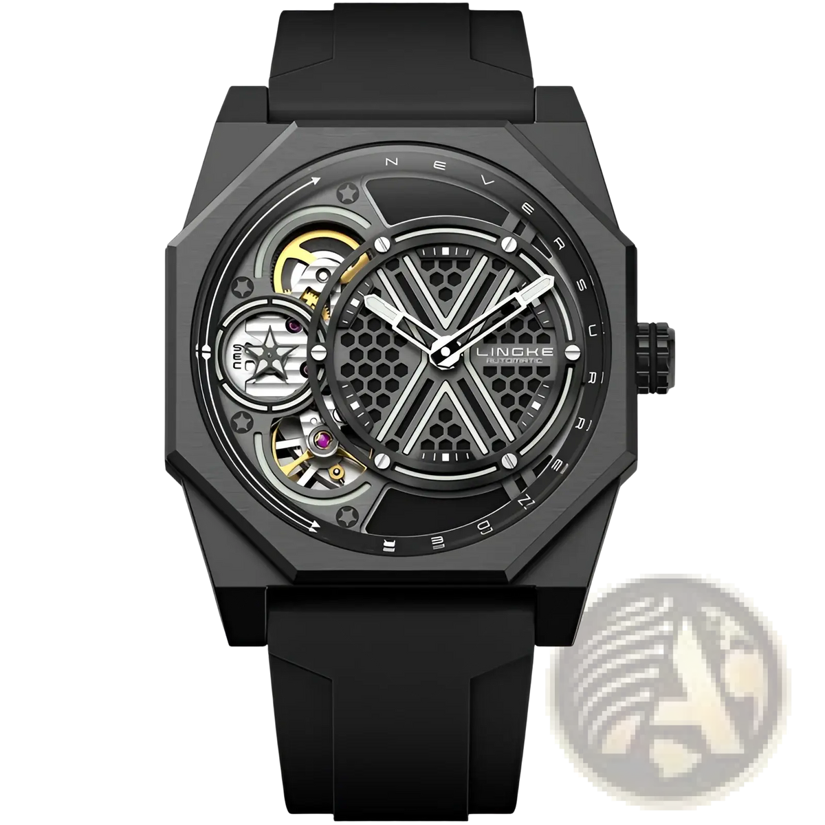 Automatic Skeleton Mechanical Watch for Men