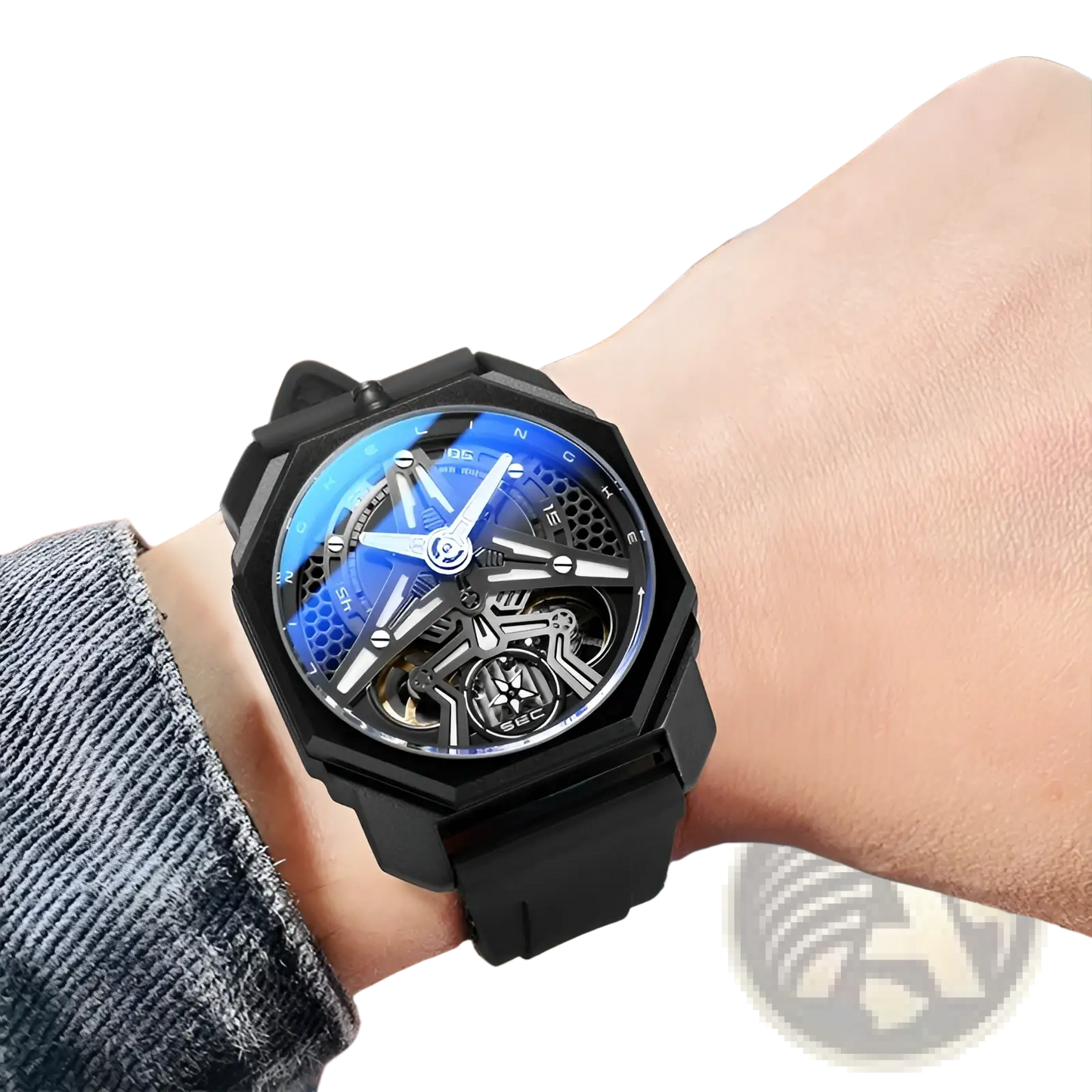 Automatic Skeleton Mechanical Watch for Men