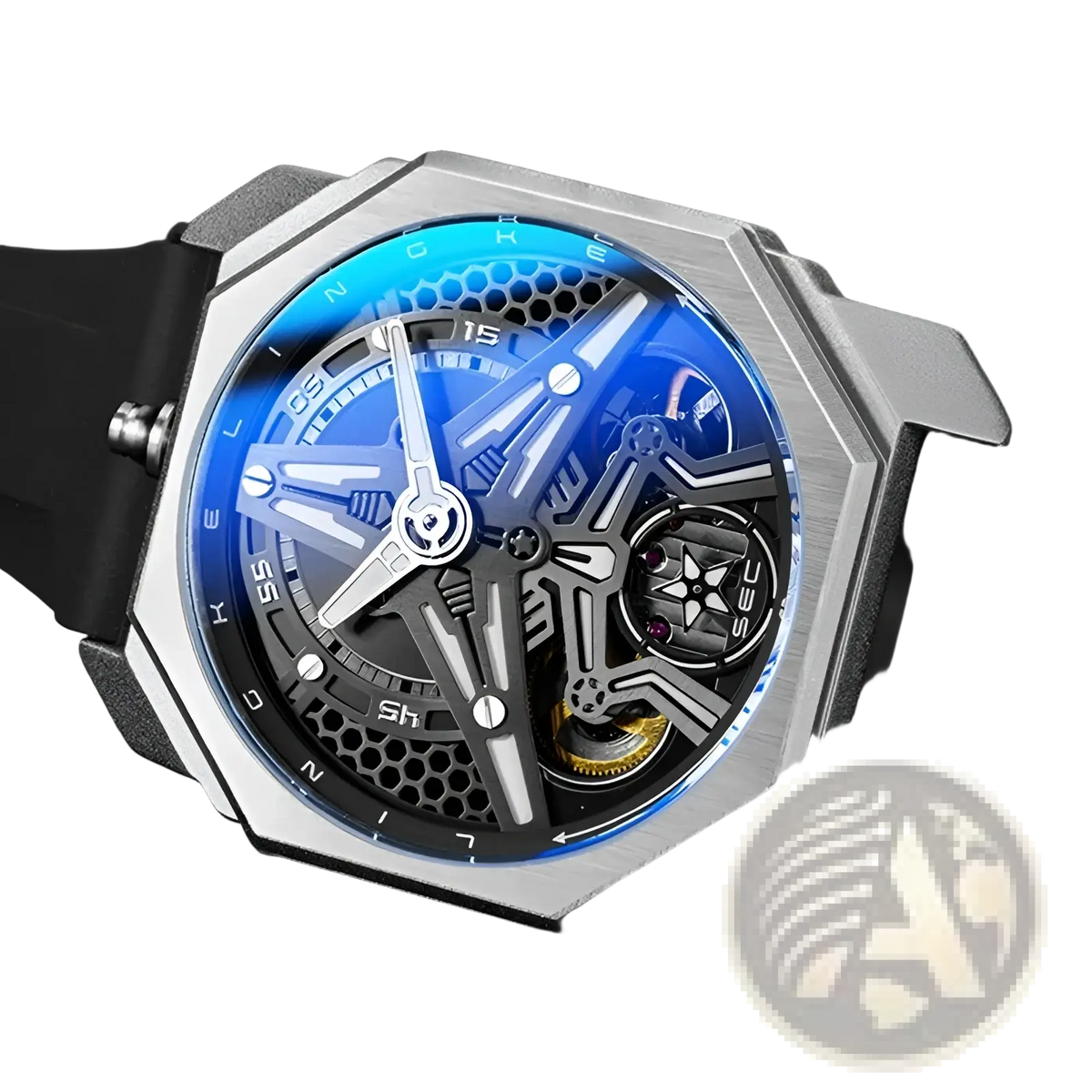 Automatic Skeleton Mechanical Watch for Men