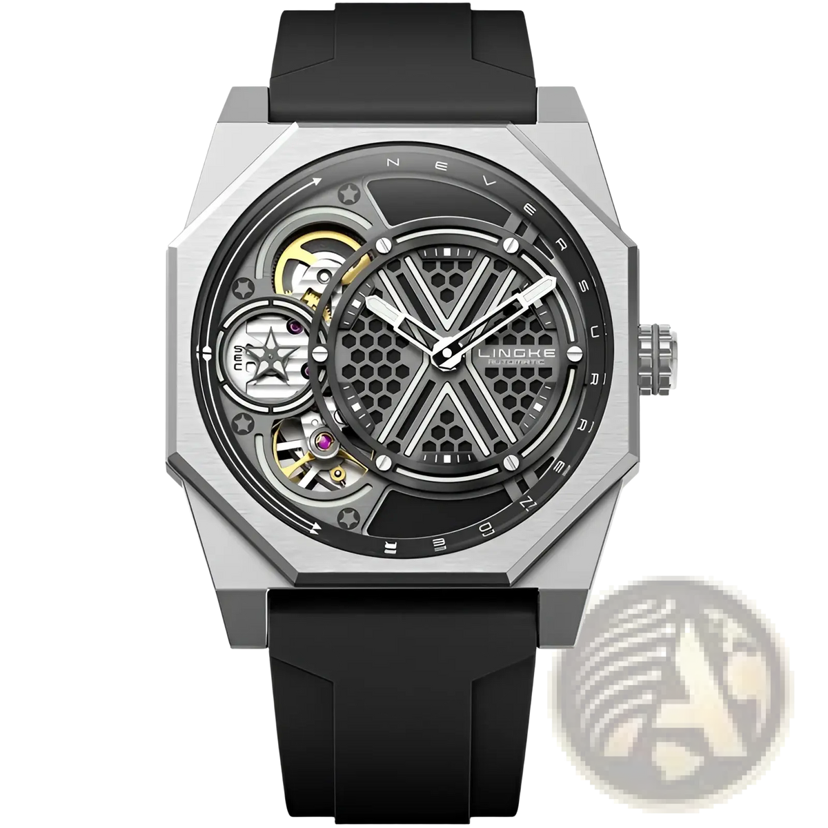 Automatic Skeleton Mechanical Watch for Men