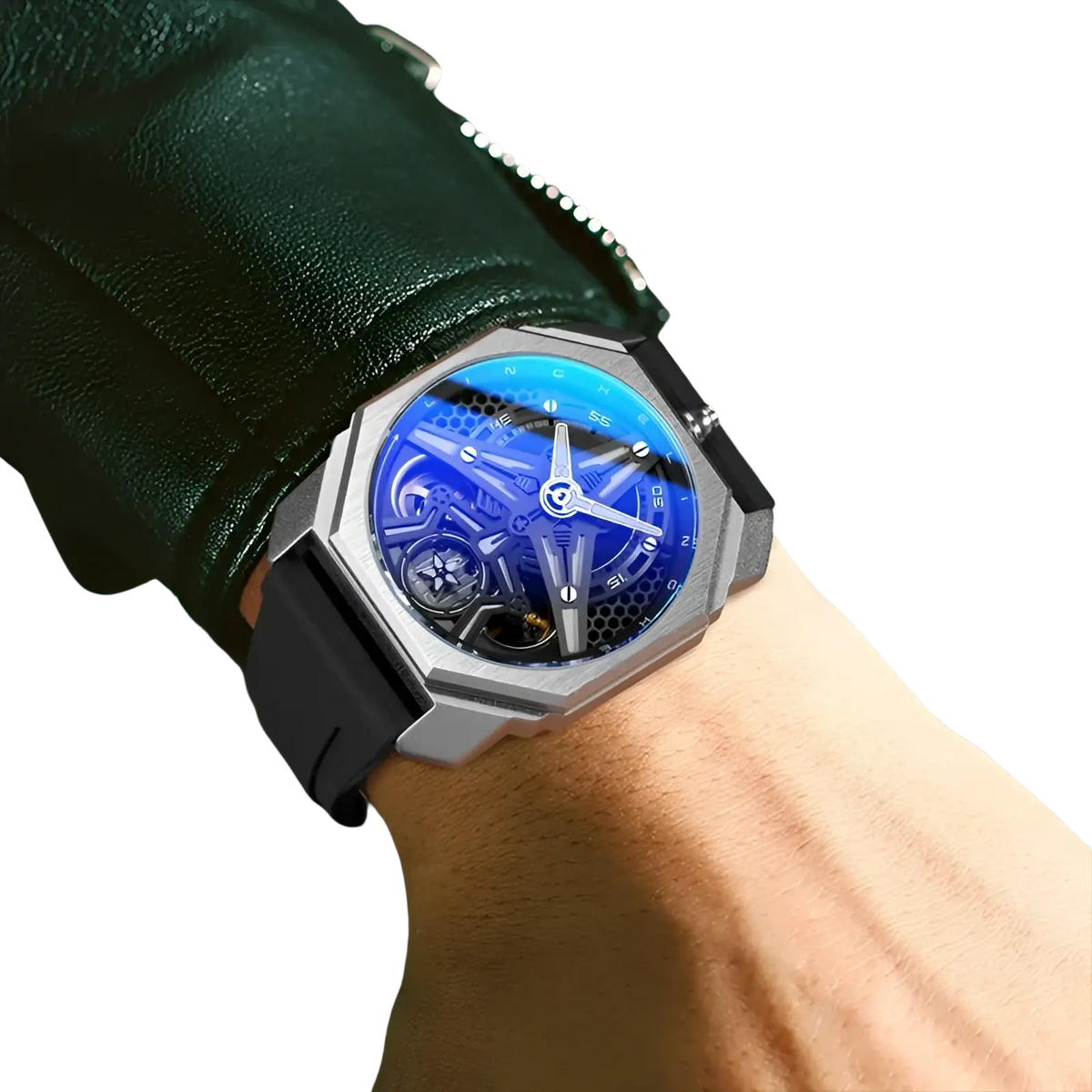 Automatic Skeleton Mechanical Watch for Men