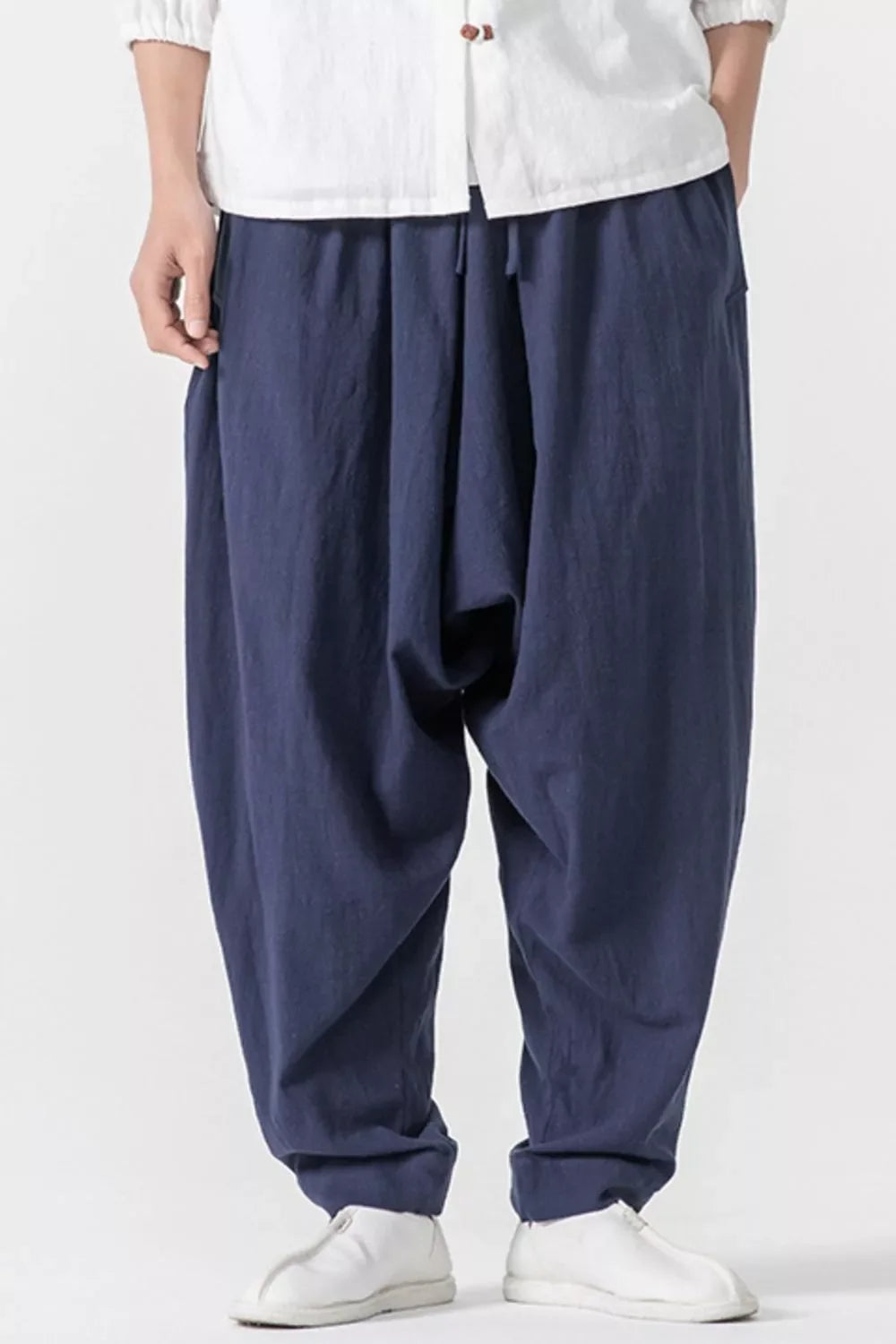 Men's Plus Size Loose Fit Harem Pants