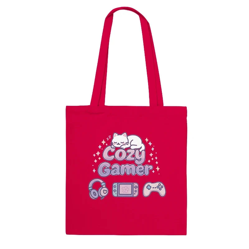 Kawaii "Cozy Gamer" Tote Bag