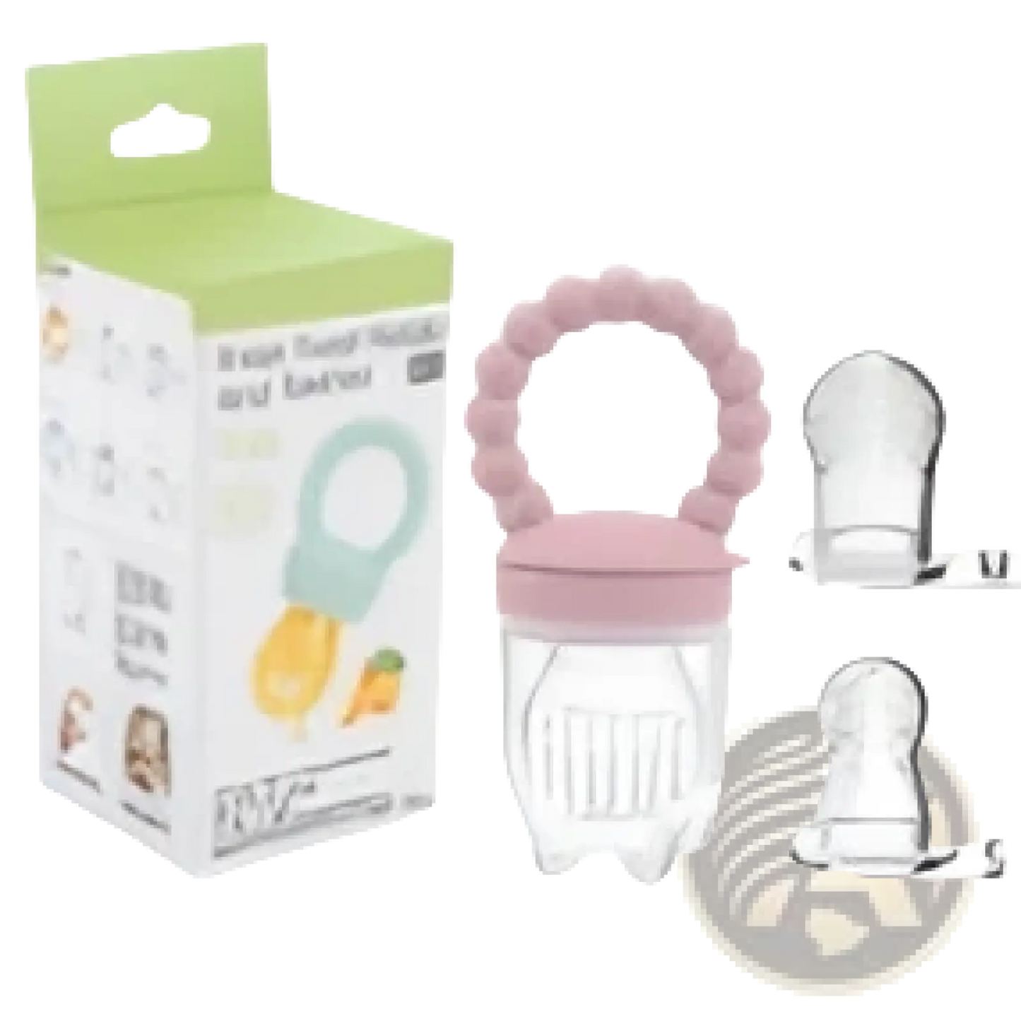 Baby Fruit Feeder Silicone Teether Pacifier Set