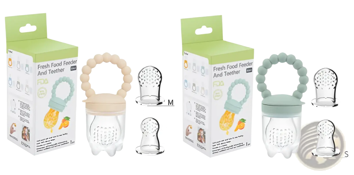 Baby Fruit Feeder Silicone Teether Pacifier Set