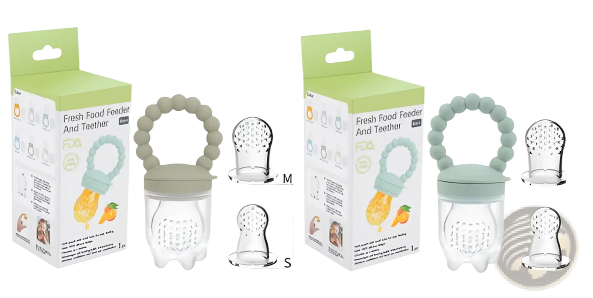 Baby Fruit Feeder Silicone Teether Pacifier Set