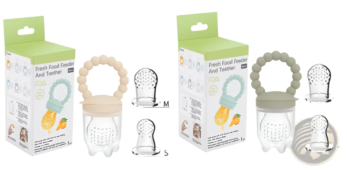 Baby Fruit Feeder Silicone Teether Pacifier Set