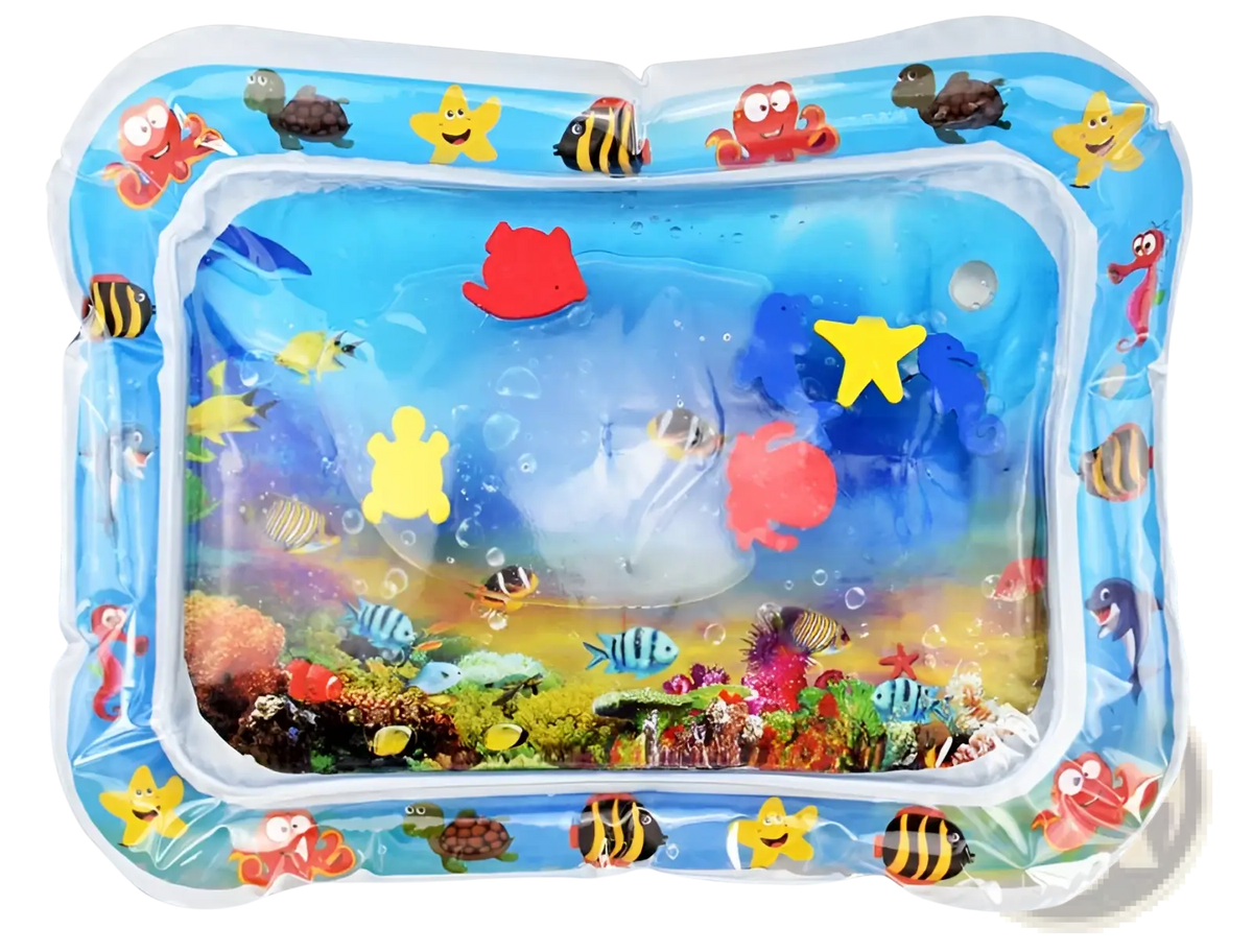 Baby Inflatable Water Mat Ocean Theme Activity Pad