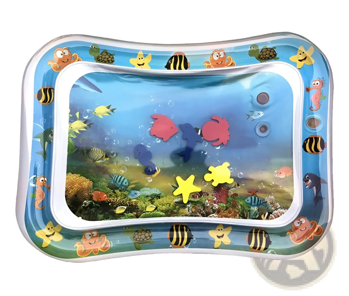 Baby Inflatable Water Mat Ocean Theme Activity Pad