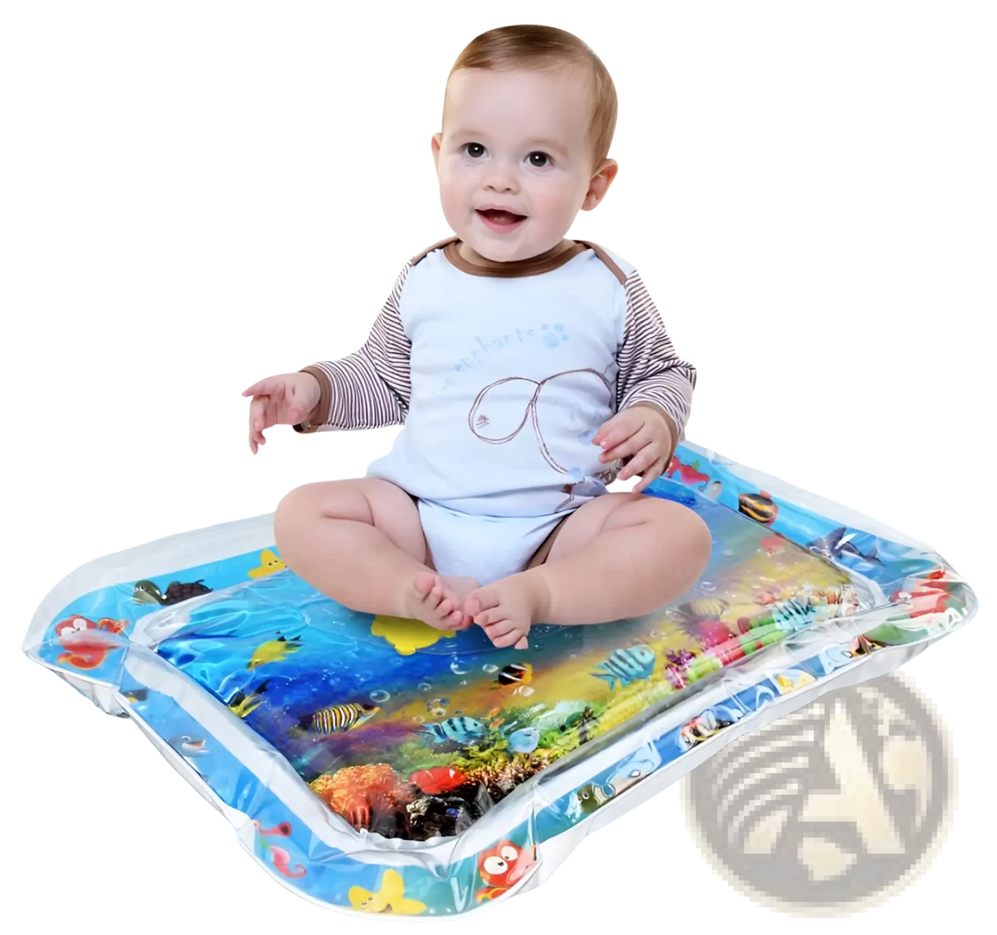 Baby Inflatable Water Mat Ocean Theme Activity Pad