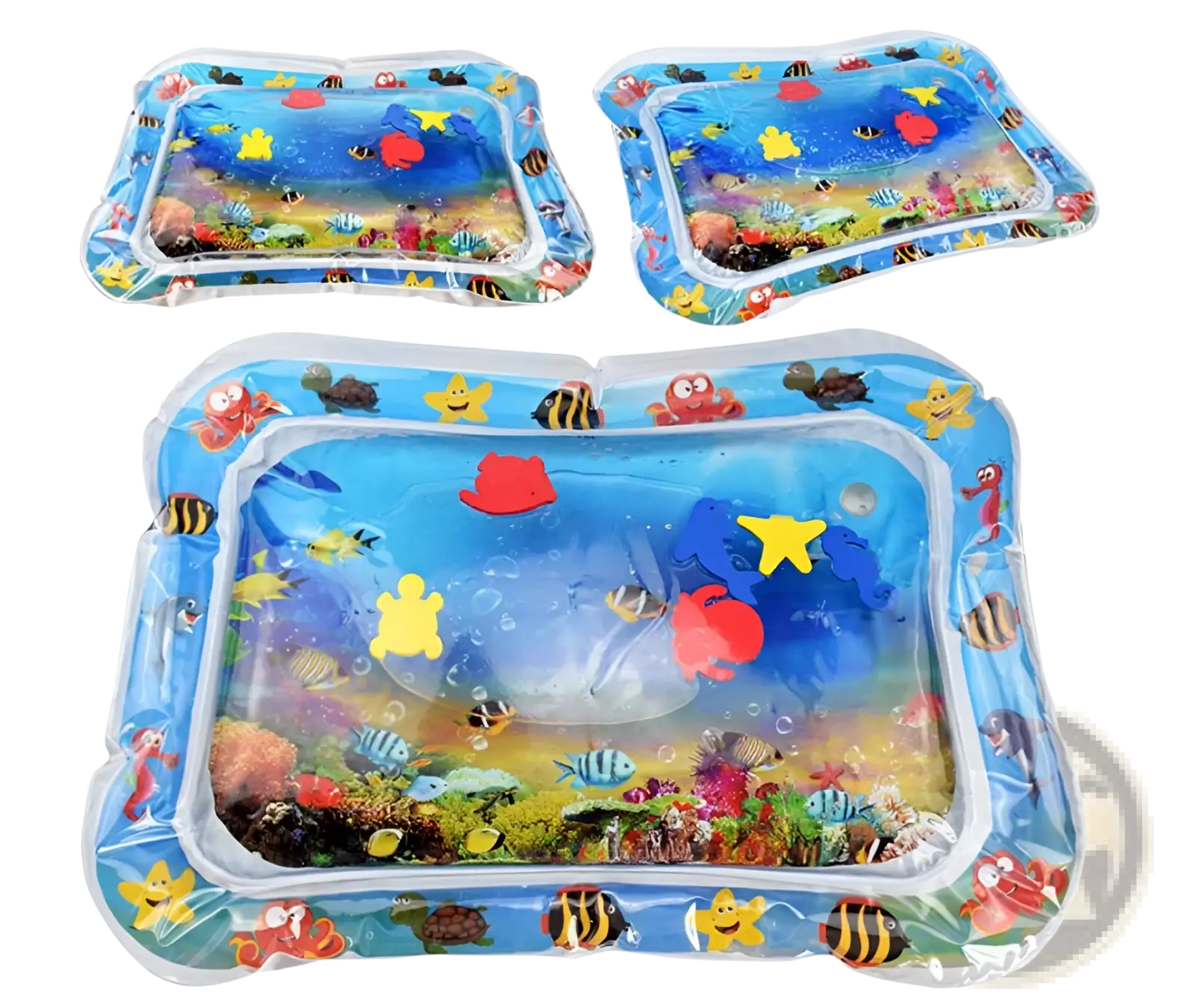 Baby Inflatable Water Mat Ocean Theme Activity Pad