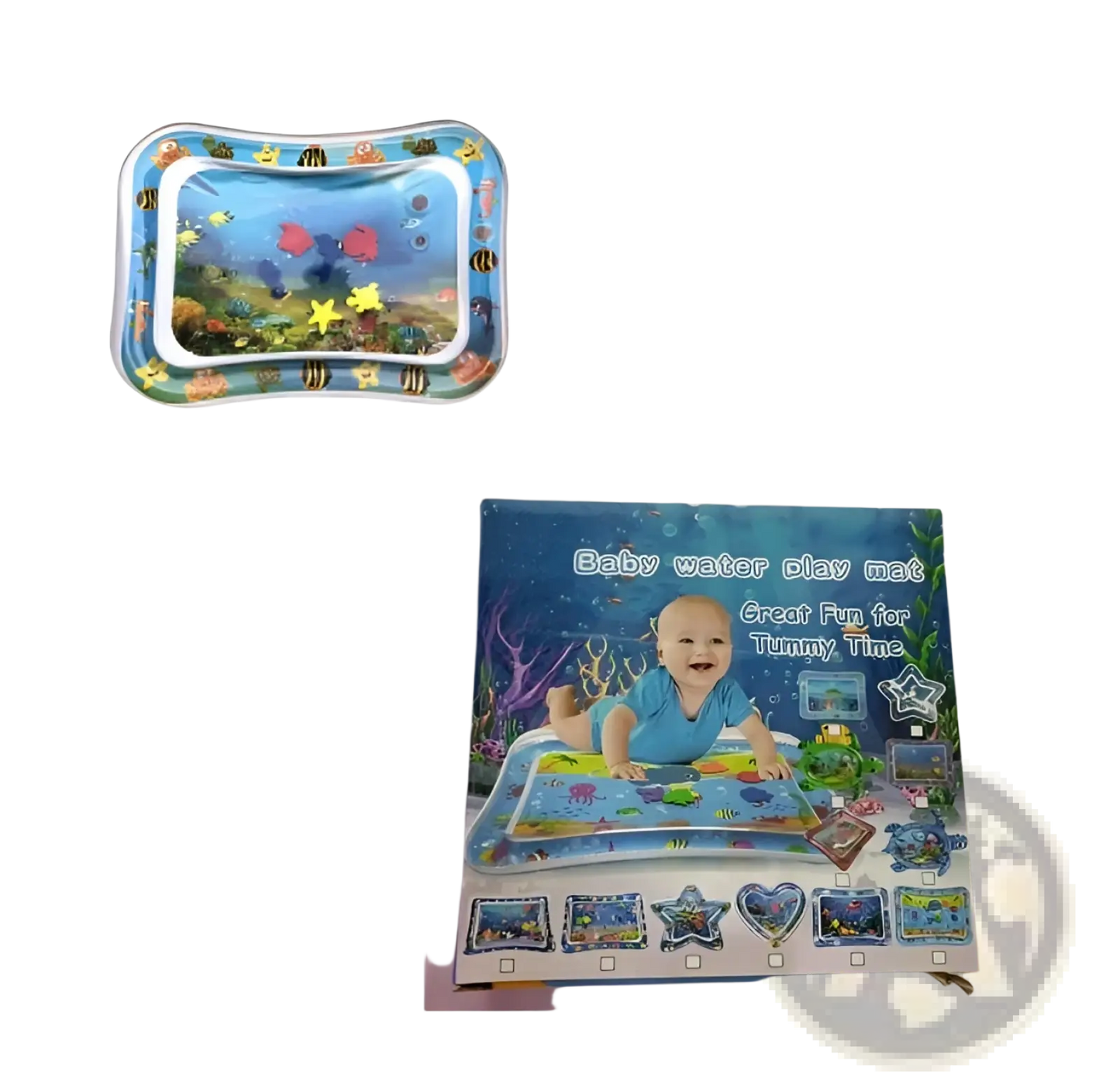 Baby Inflatable Water Mat Ocean Theme Activity Pad