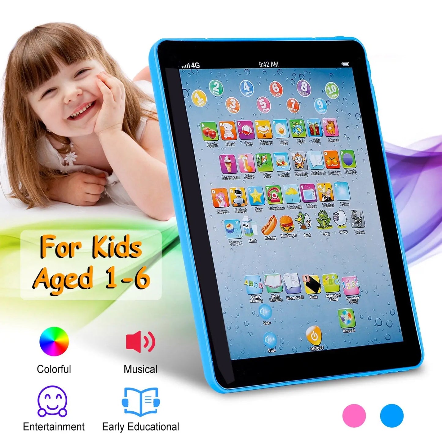 Baby Learning Tablet Educational Toy for Toddlers