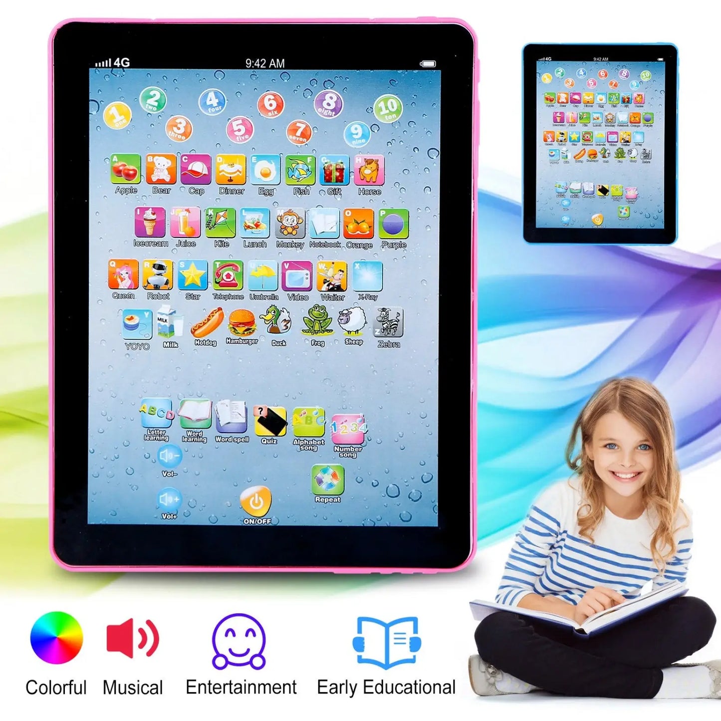 Baby Learning Tablet Educational Toy for Toddlers