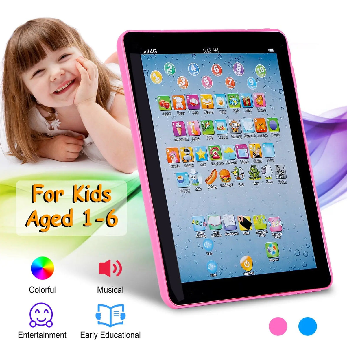 Baby Learning Tablet Educational Toy for Toddlers