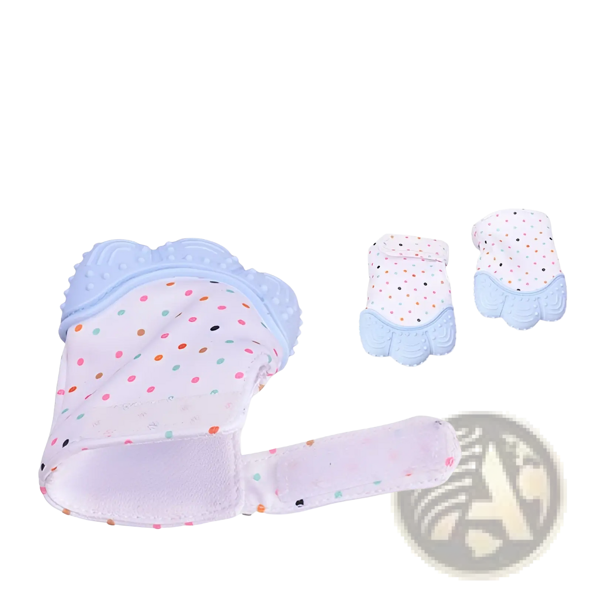 Baby Teether Silicone Mitten and Molar Toy for Infants