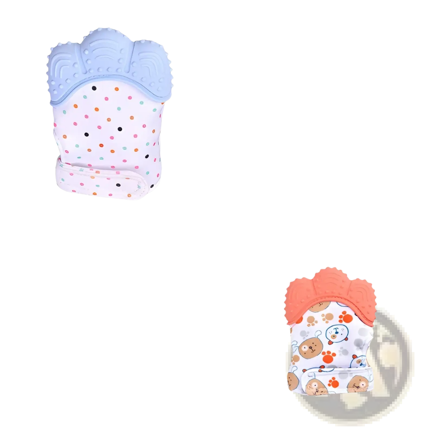Baby Teether Silicone Mitten and Molar Toy for Infants