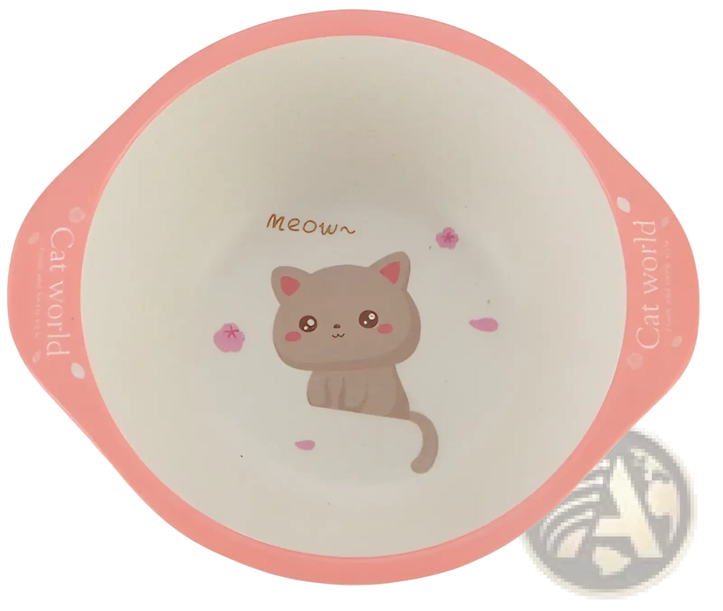 Bamboo Fiber Baby Bowls Cartoon Animal Feeding Dishes