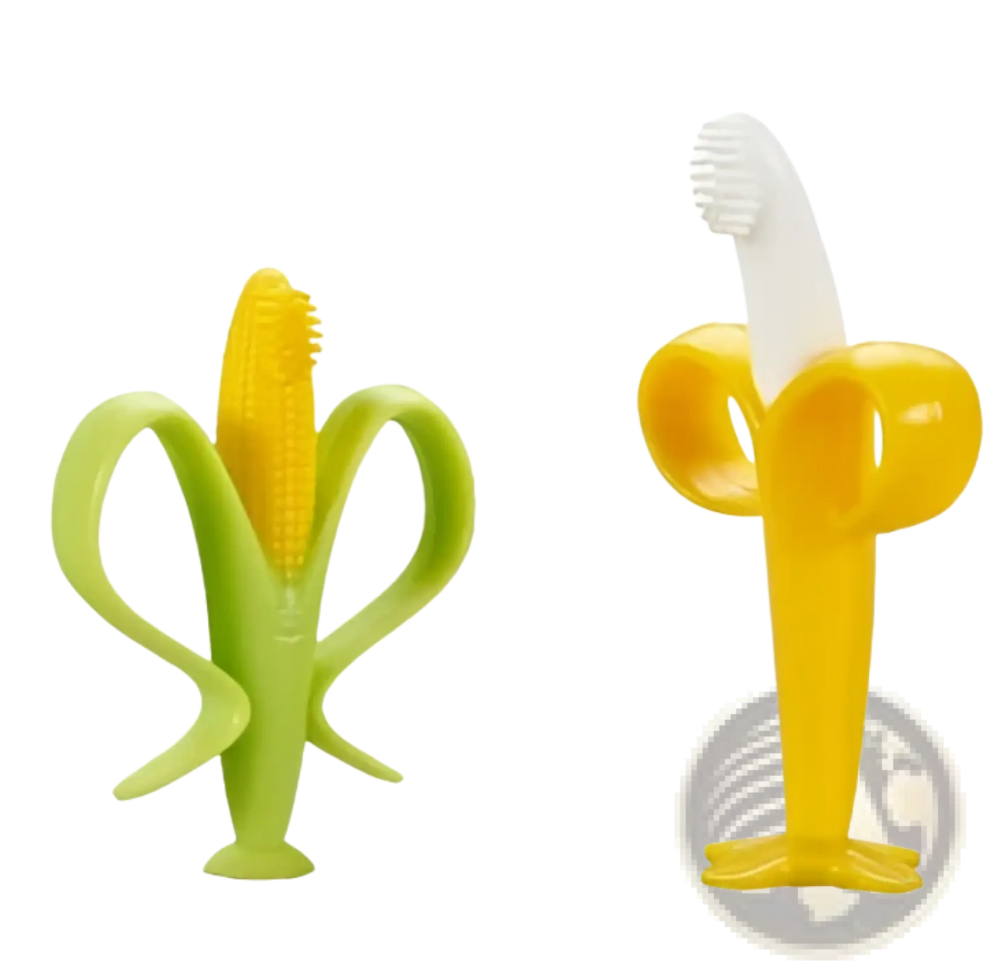 Banana Teether Silicone Baby Toothbrush Toy