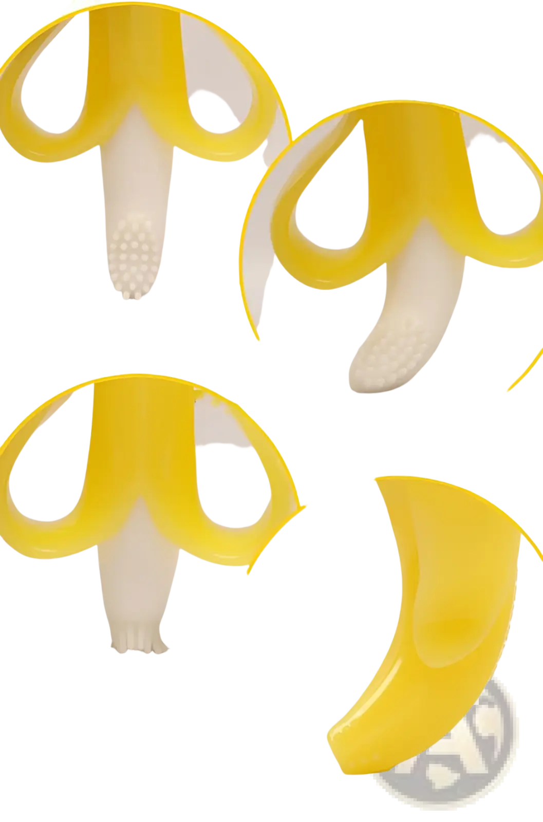 Banana Teether Silicone Baby Toothbrush Toy