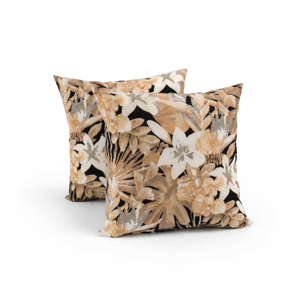 6 Pack Outdoor Pillow Covers - Water-Repellent Decorative Cushion Covers