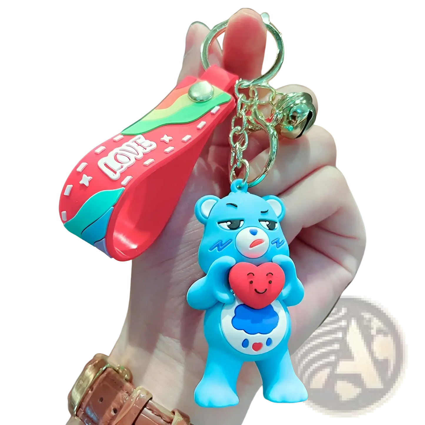 Care Bears Silicone Cartoon Keychain Backpack Pendant
