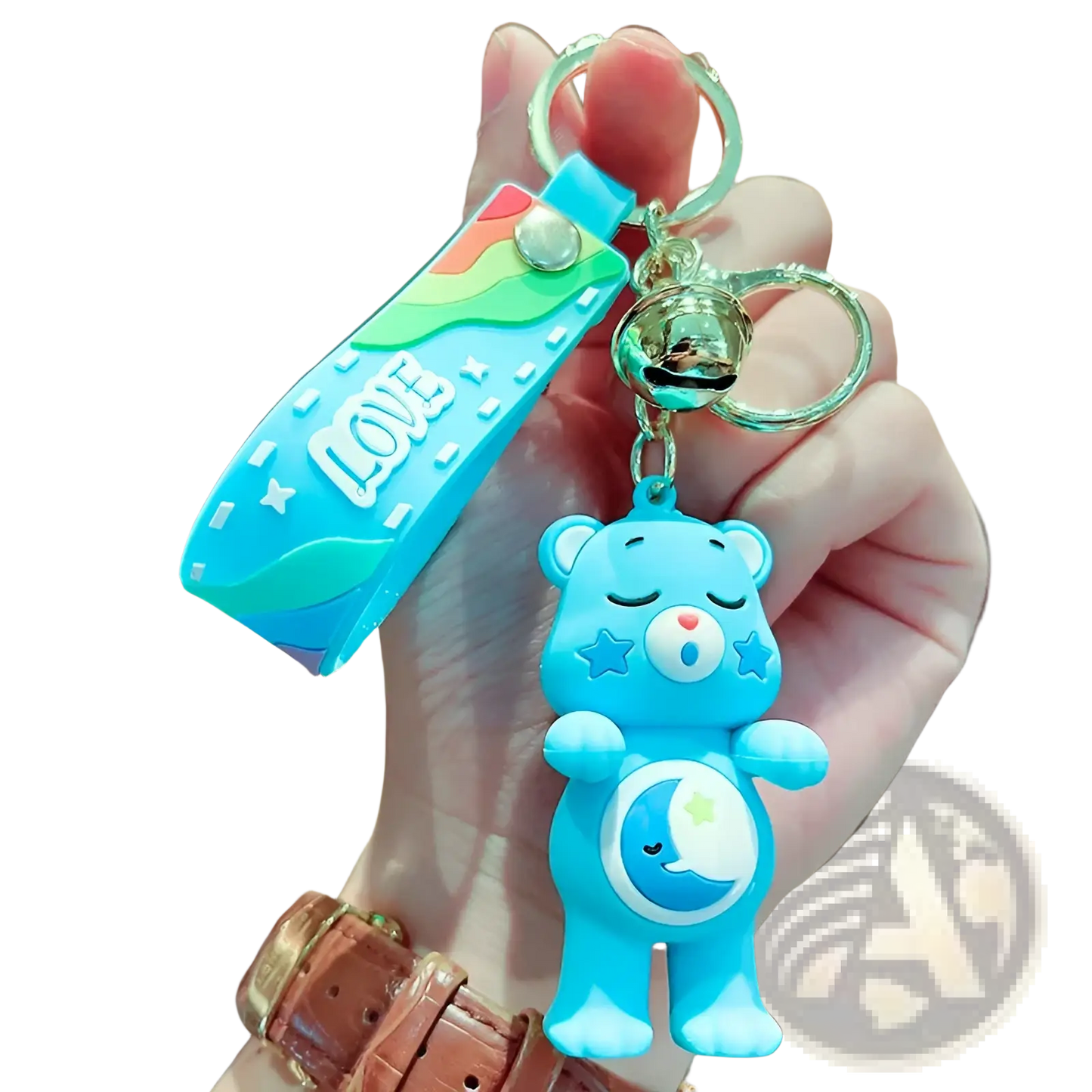 Care Bears Silicone Cartoon Keychain Backpack Pendant