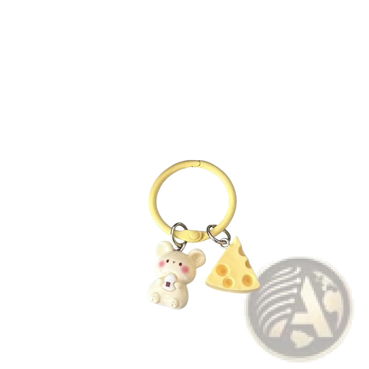 Cheese Mouse Cartoon Keychain Kawaii Bag Charm