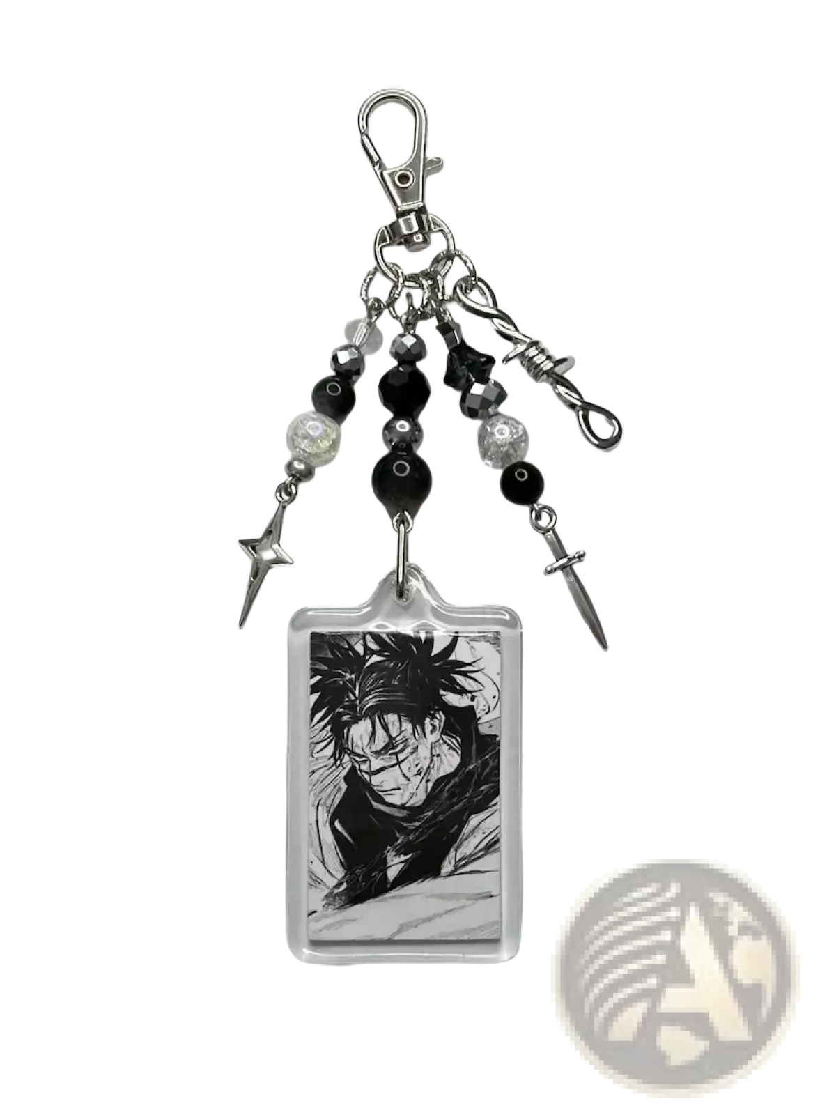 Choso Y2k Anime Beaded Acrylic Keychain