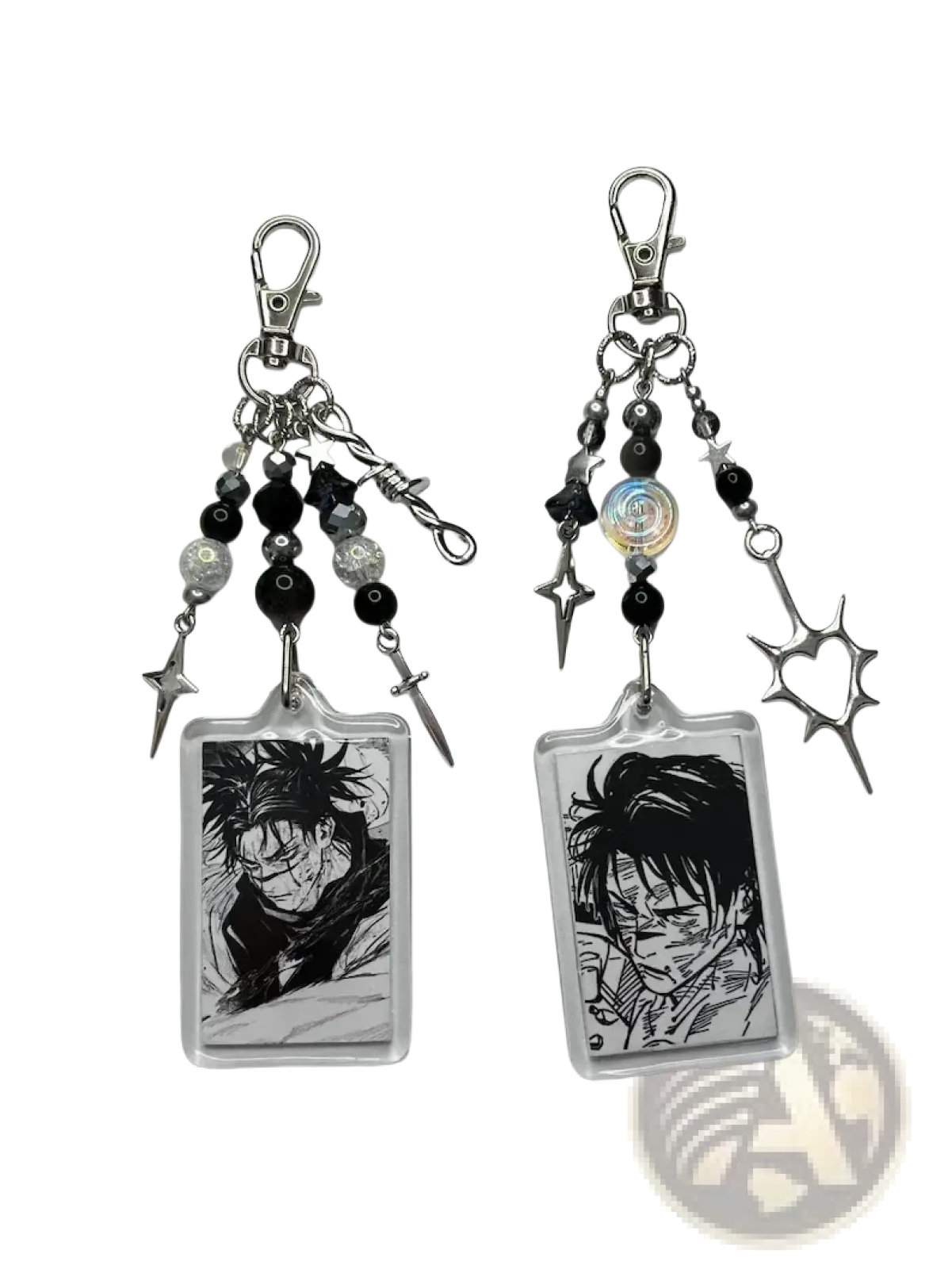 Choso Y2k Anime Beaded Acrylic Keychain
