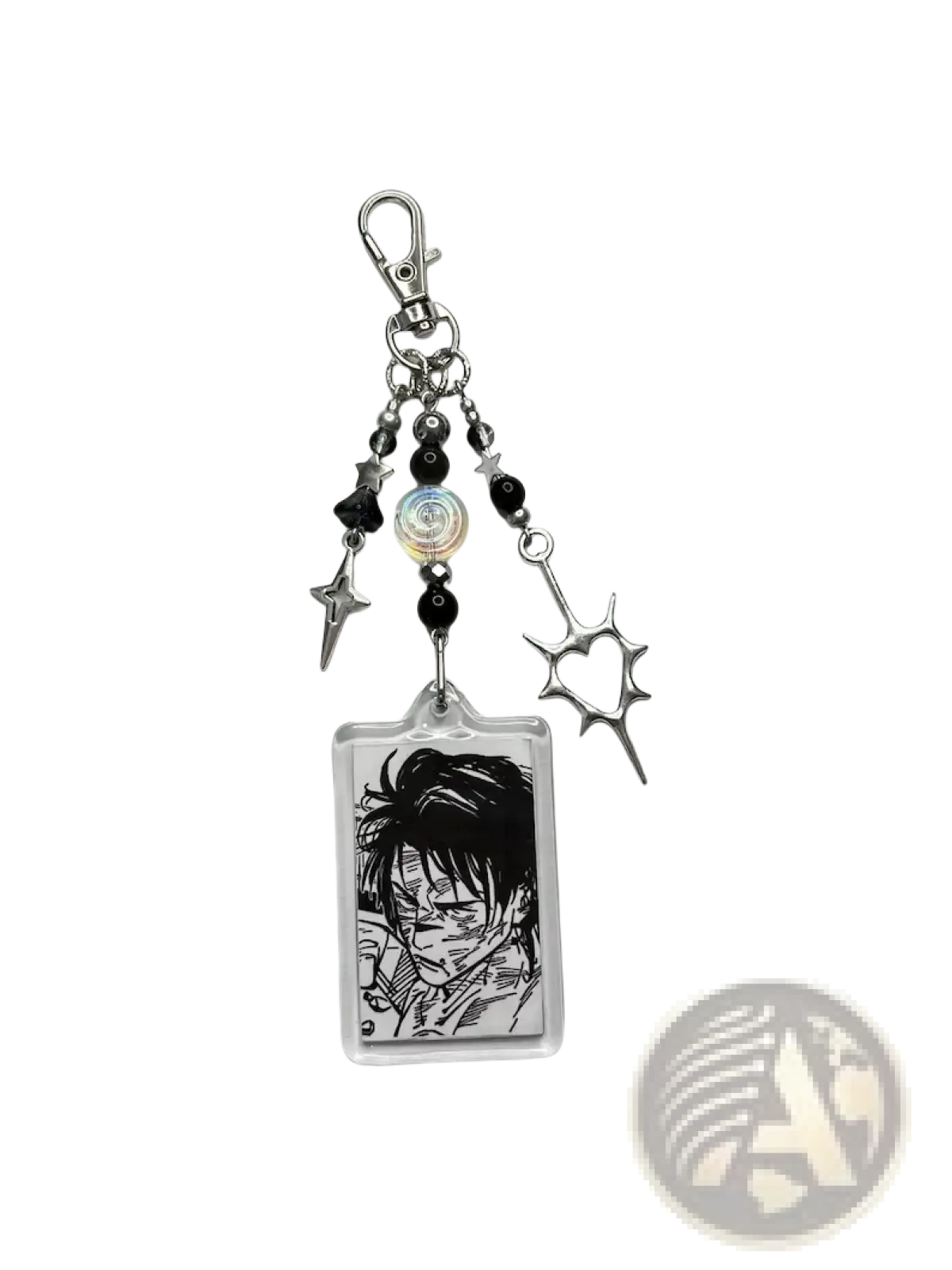 Choso Y2k Anime Beaded Acrylic Keychain