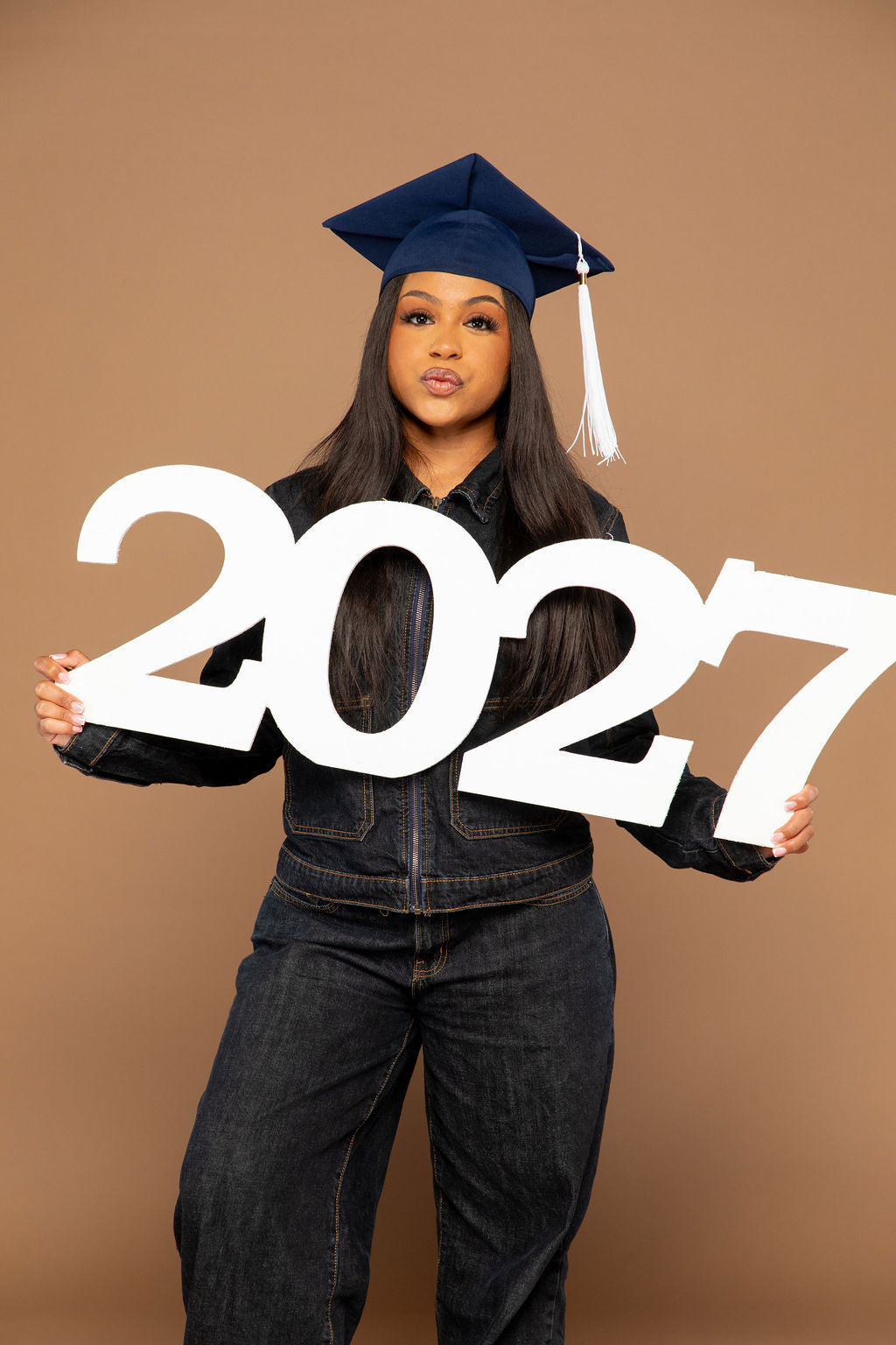 36" Wooden 2027 Senior Photo Prop | "Beautifully Made!"