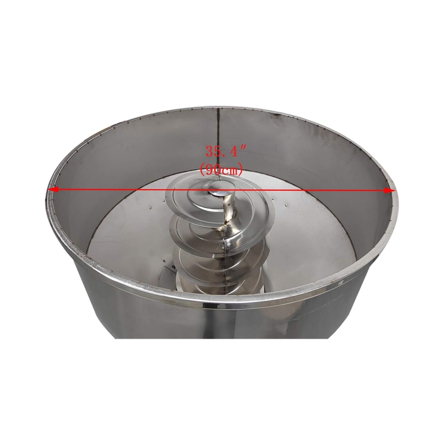 Commercial 110V 4KW Stainless Steel Vertical Feed Mixer Blender [NO PLUG] (SAK40326)