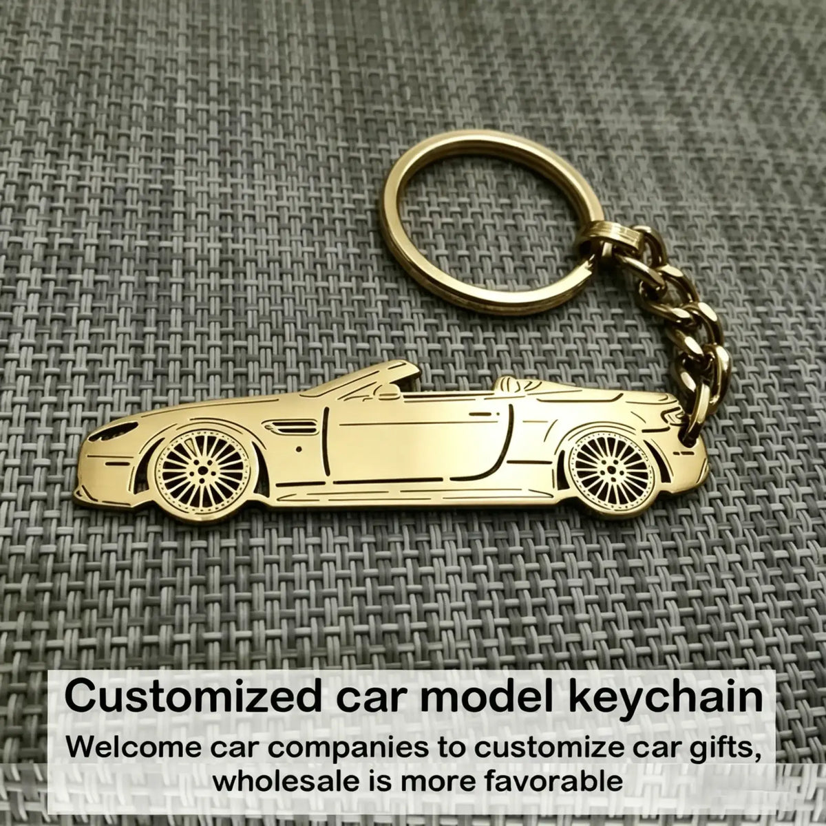 Custom Car Model Keychain Personalized Vehicle Key Pendant