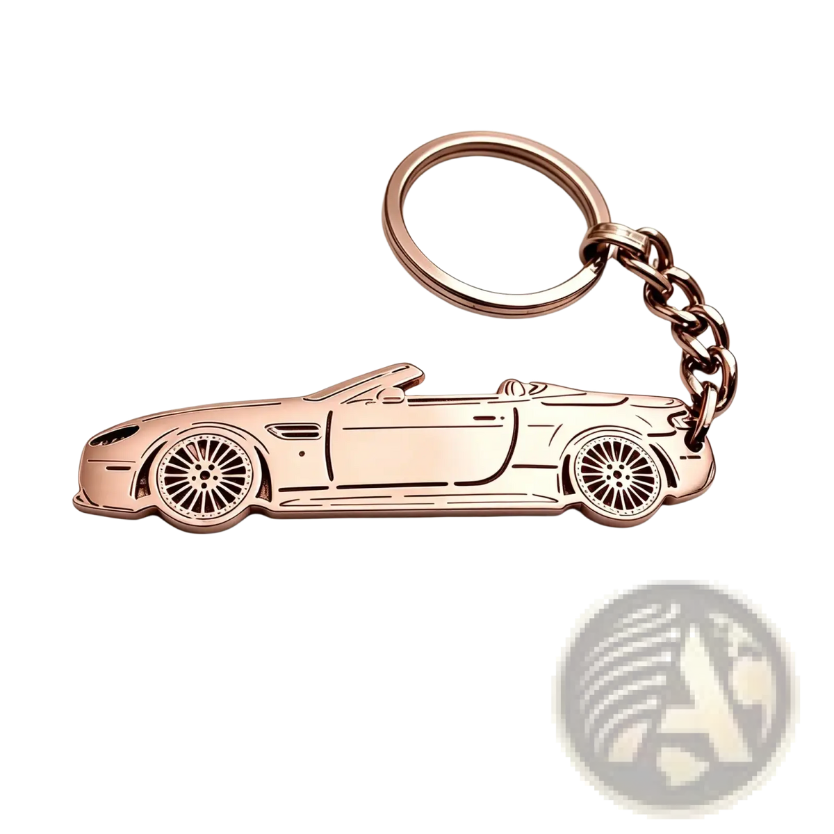 Custom Car Model Keychain Personalized Vehicle Key Pendant