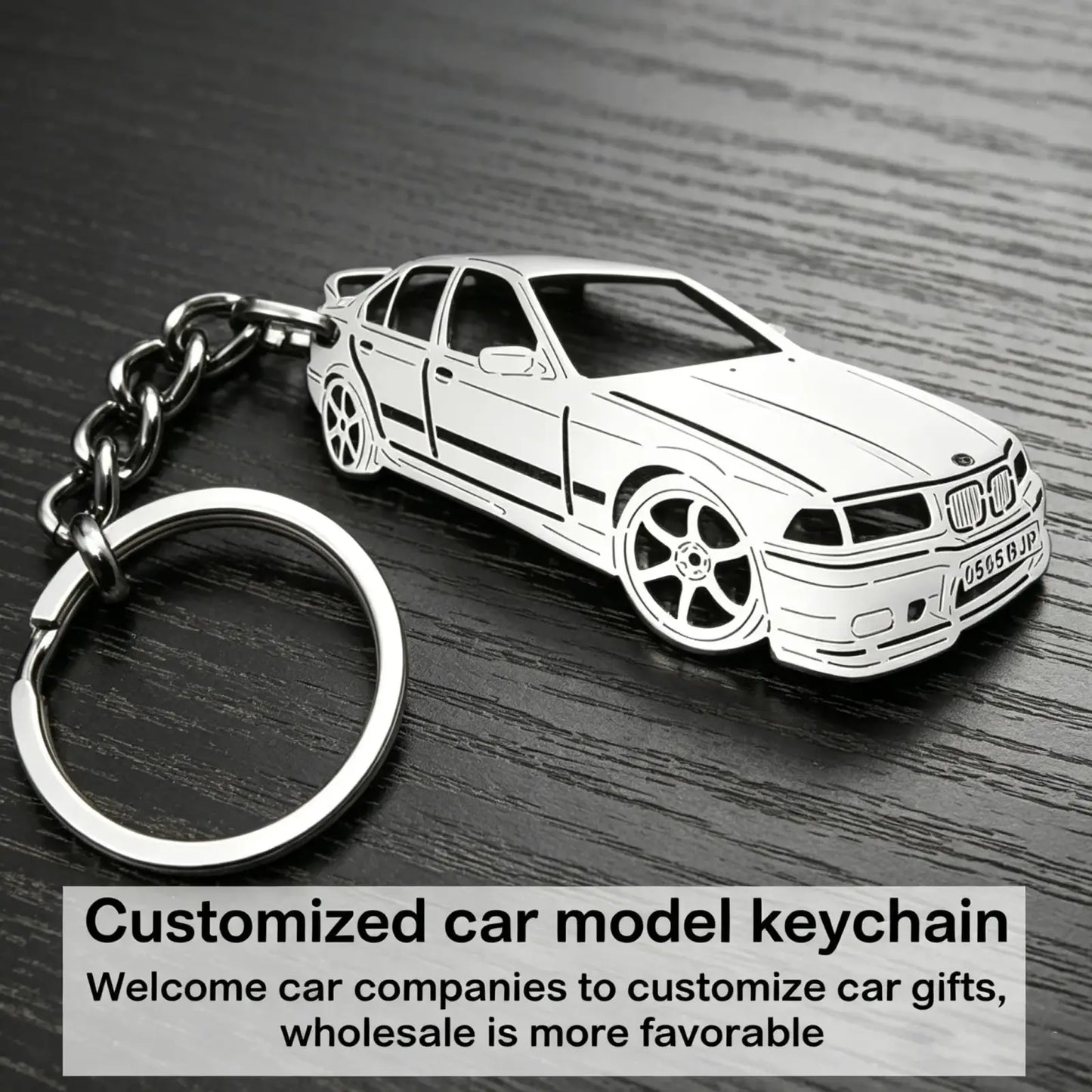 Custom Car Model Keychain Personalized Vehicle Key Pendant