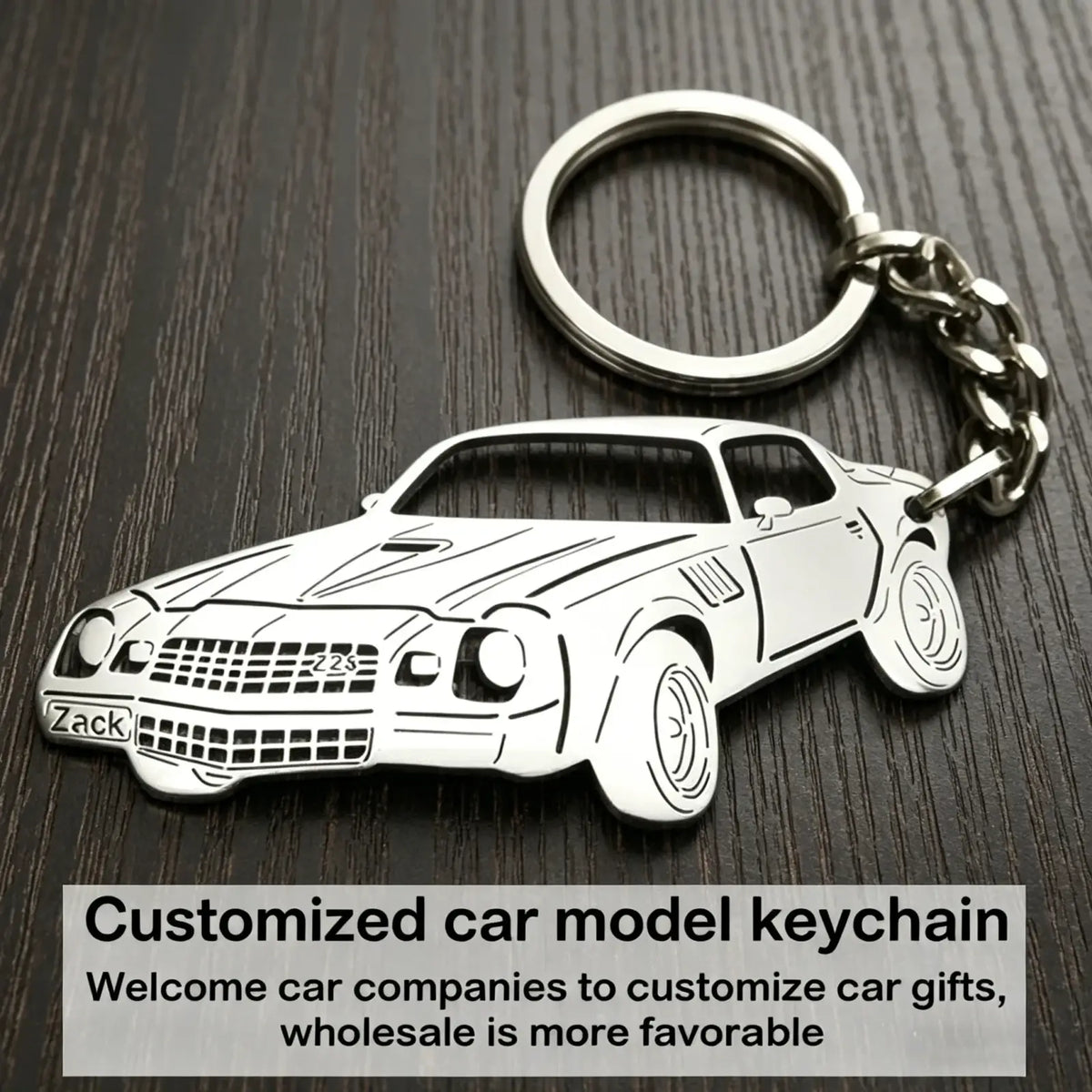 Custom Car Model Keychain Personalized Vehicle Key Pendant