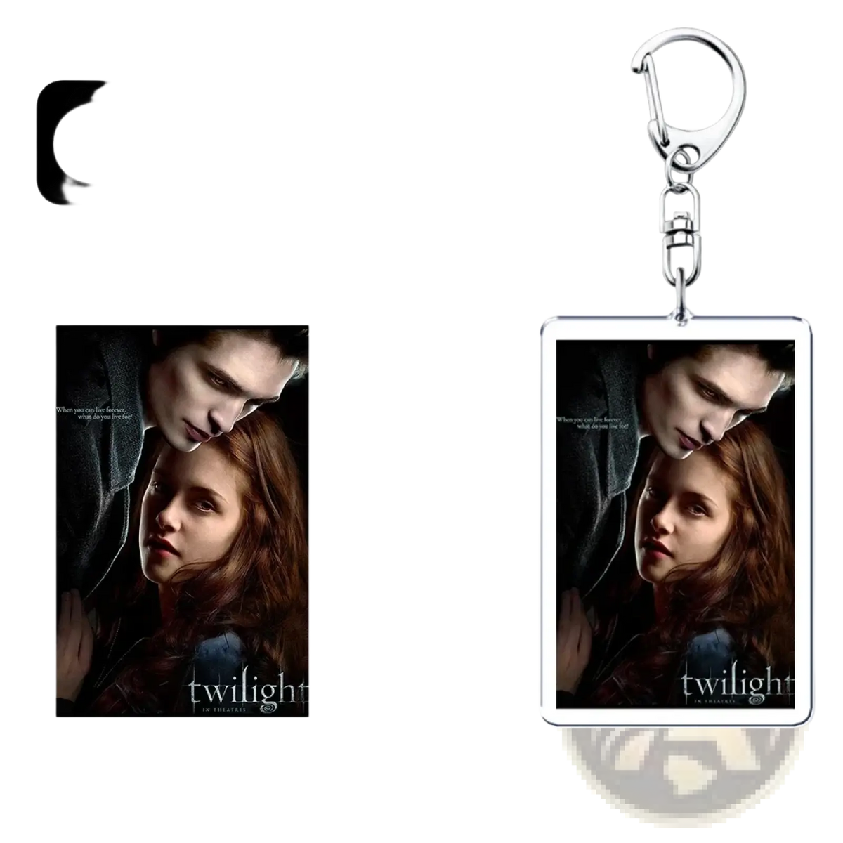 Custom Photo Acrylic Keychain Personalized Picture Keyring