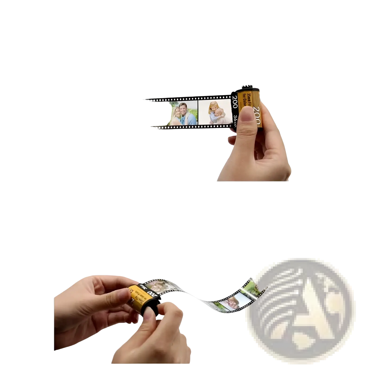 Custom Photo Film Roll Keychain