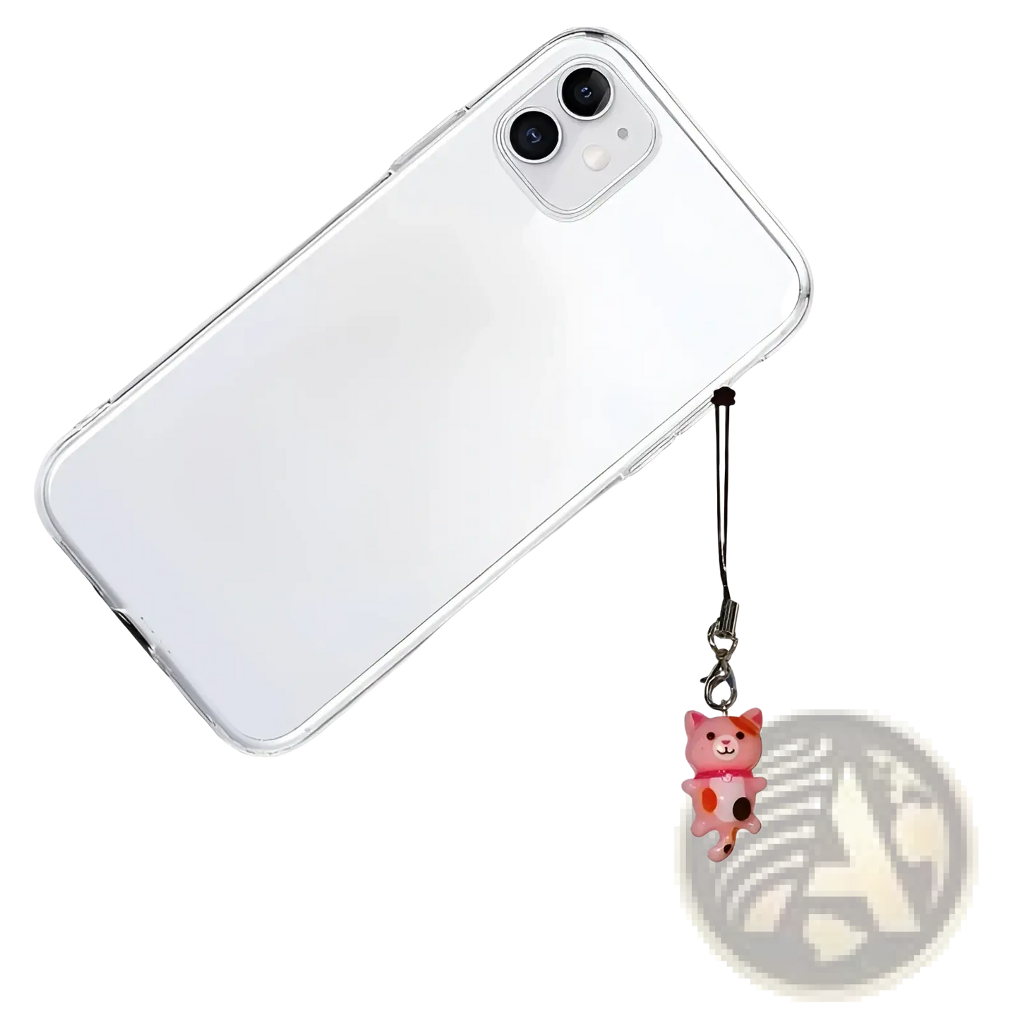Cute Cat Phone Charm Strap