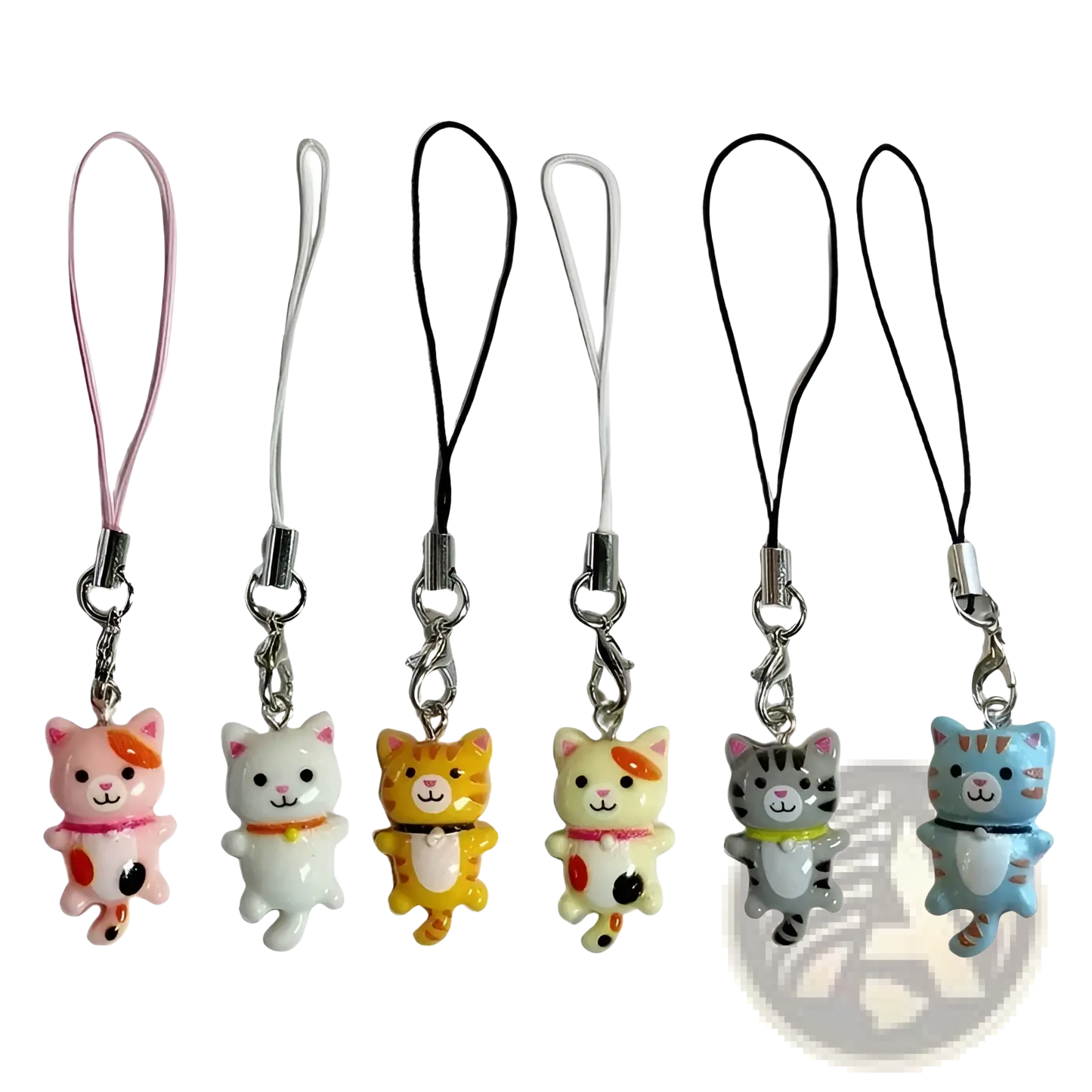 Cute Cat Phone Charm Strap