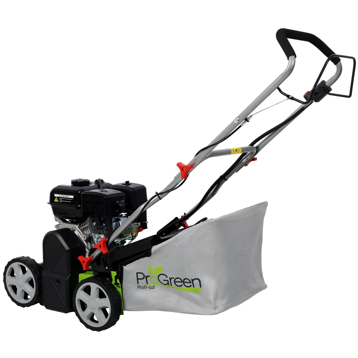 PROGREEN Gasoline Engine Scarifier 2in1 Function Dethatcher/Scarifier, 16in Width
