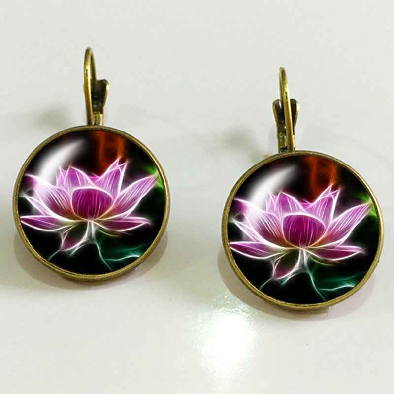 Charm Henna Yoga Amulet Mandala Earrings – Bohemian Drop Earrings