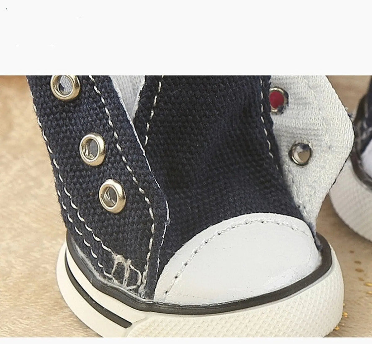 Denim Pet Shoes Breathable Canvas Sneakers for Dogs
