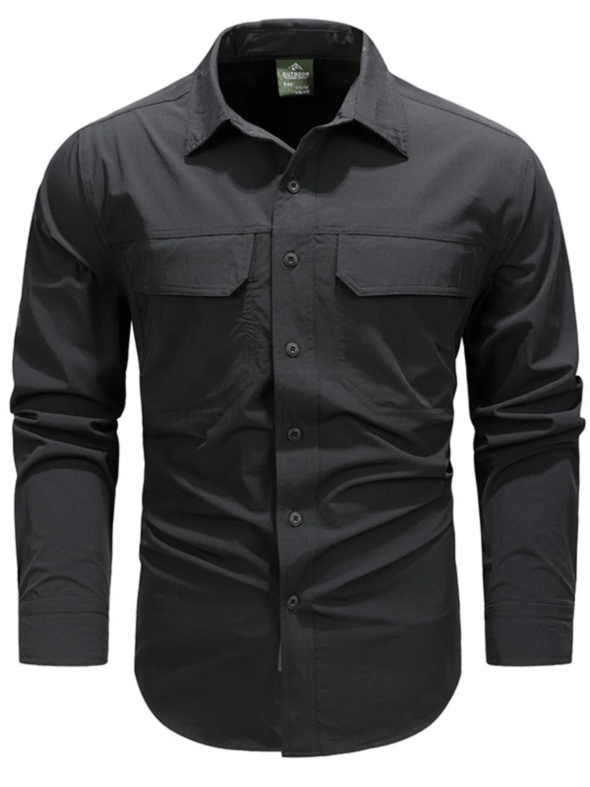 Men's Plus Size Lightweight Button Up Shirt