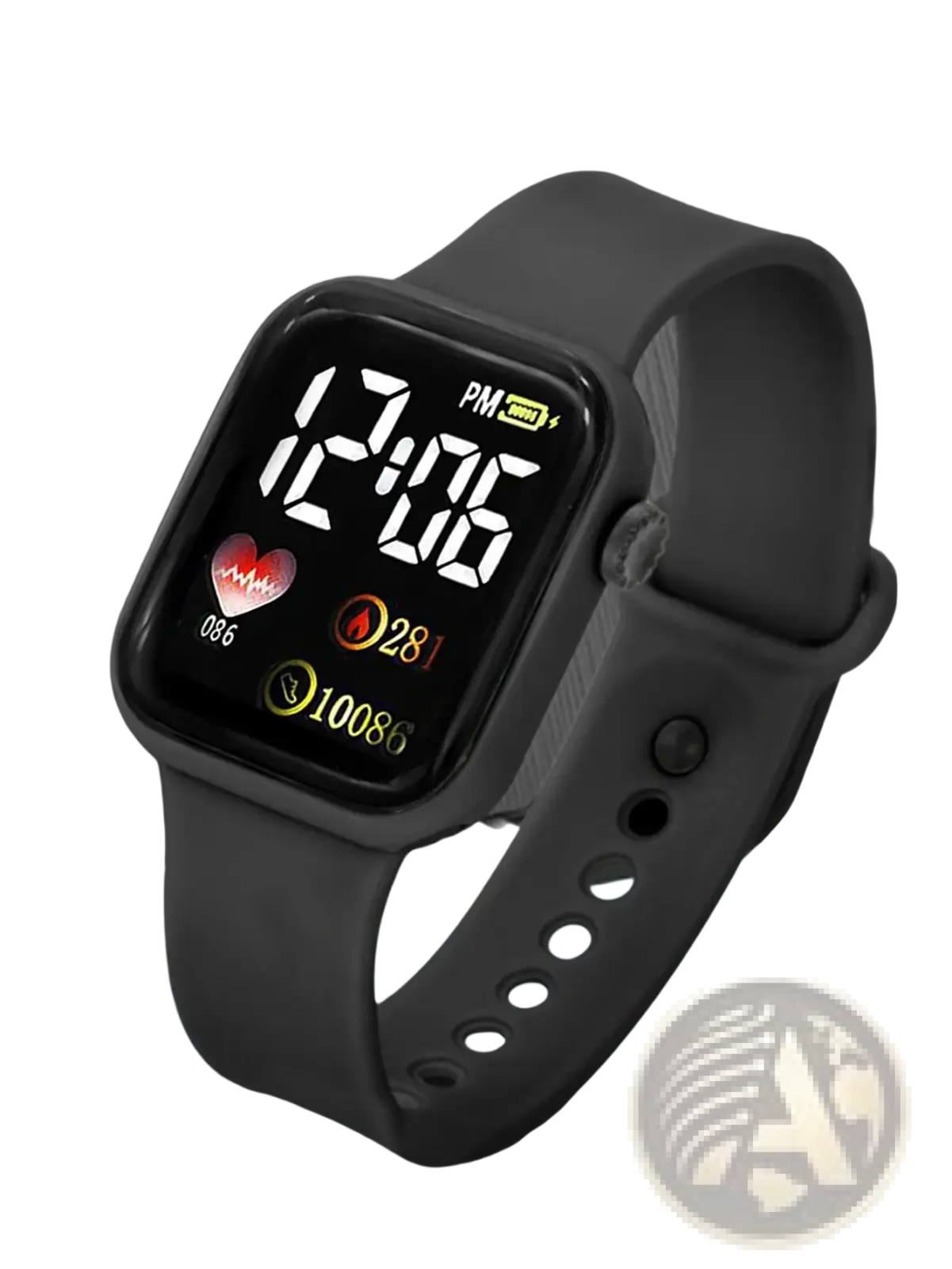 Digital Watch Set Women Silicone Fashion Gift