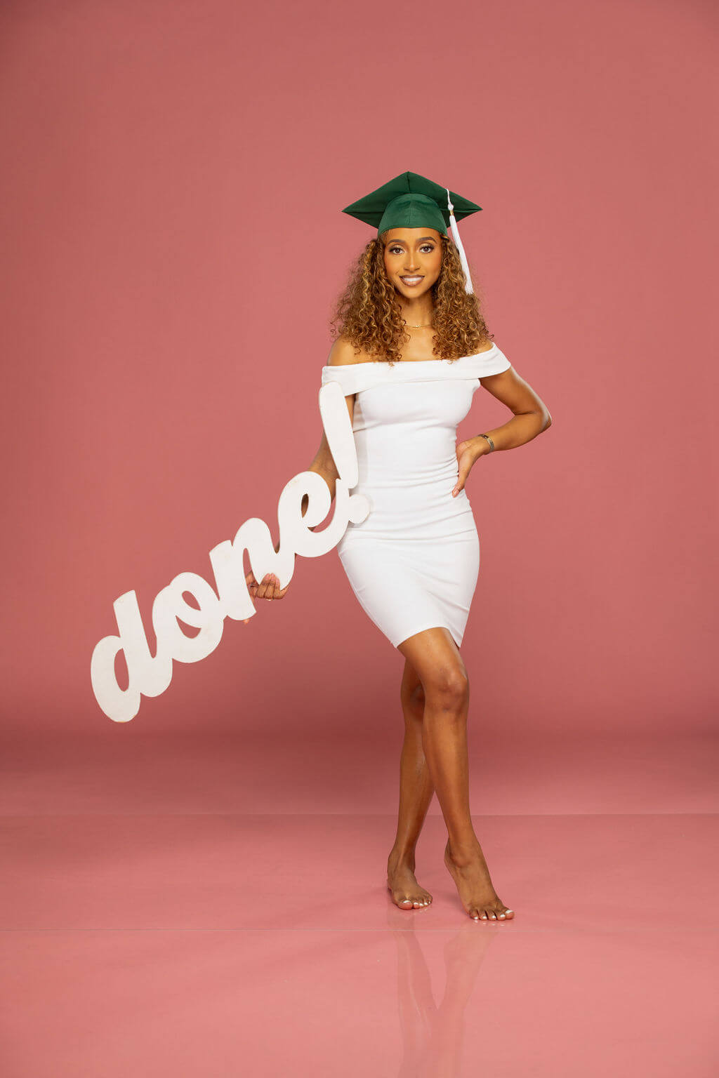 Giant 'Done!' Graduation Photo Prop | 3- Foot Wooden Sign for Senior Picture