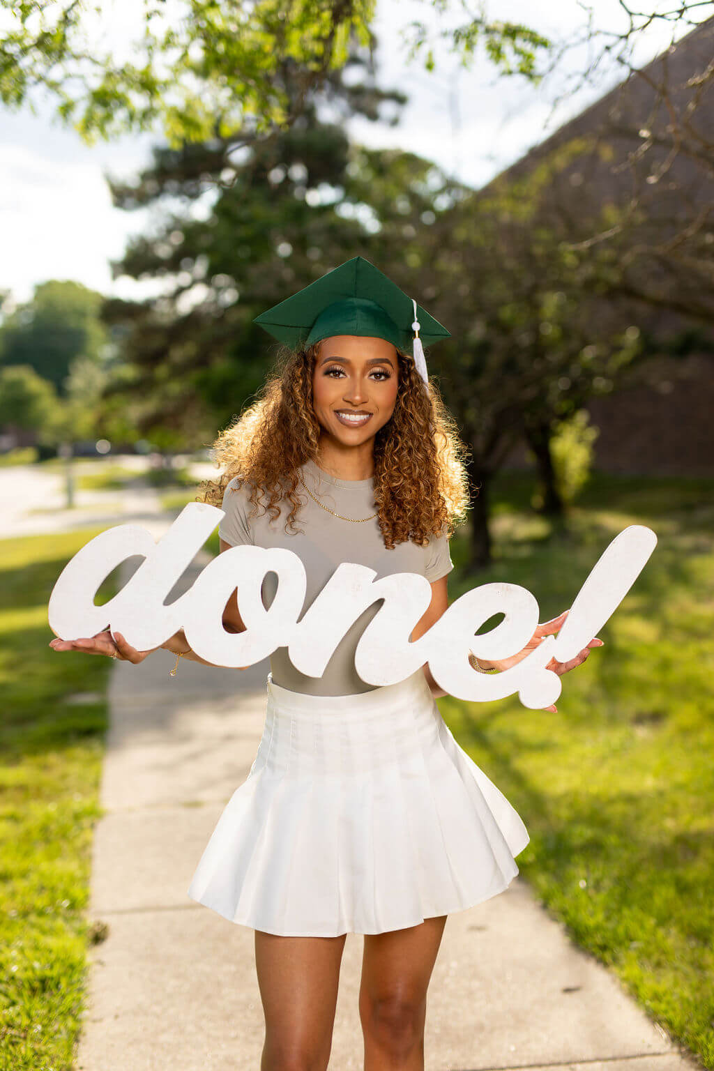 Giant 'Done!' Graduation Photo Prop | 3- Foot Wooden Sign for Senior Picture