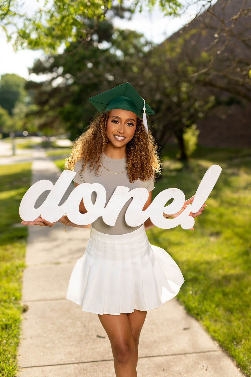 Giant 'Done!' Graduation Photo Prop | 3- Foot Wooden Sign for Senior Picture